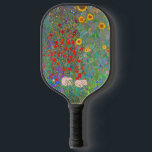 Raquette De Pickleball Jardin agricole de Gustav Klimt avec tournesols<br><div class="desc">Jardin agricole de Gustav Klimt avec Paddle de Pickleball de tournesols.</div>