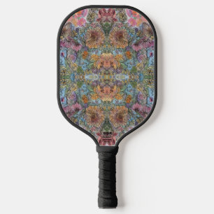 Raquette De Pickleball Jardin Chic Fleur Chic Shabby peinture aquarelle
