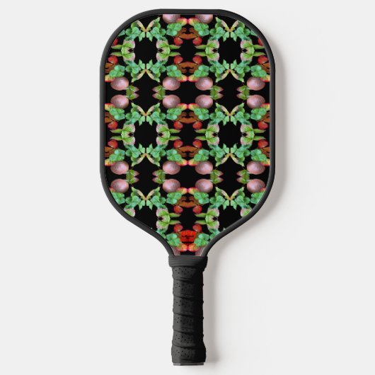 Raquette De Pickleball Jardin de la saison des fraises (Recto)