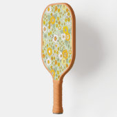 Raquette De Pickleball Jardin Floral Jaune Motif (Gauche)