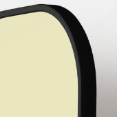 Raquette De Pickleball Jaune Chiffon Couleur Uni (Détail gauche)