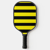 Raquette De Pickleball Jaune et noir rayé (Verso)