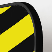 Raquette De Pickleball Jaune et noir rayé (Détail gauche)