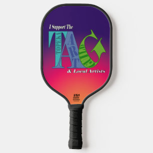 Raquette De Pickleball Je soutiens la Topeka Art Guild