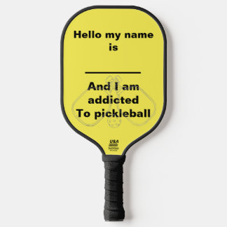 Raquette De Pickleball Je suis accro au pickleball