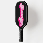 Raquette De Pickleball Jennifer rose chaude de police rétro (Gauche)