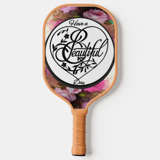 Raquette De Pickleball JÉSUS customisé est en vie à MOI & Avoir une belle (Verso)