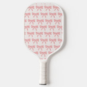 Raquette De Pickleball Joli arc rose rayé (Verso)
