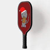 Raquette De Pickleball Joli Chat de Noël (Gauche)