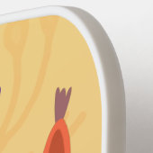 Raquette De Pickleball Joli dessin animé d'écureuil roux (Détail gauche)