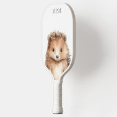 Raquette De Pickleball Joli hérisson, monogramme en option (Gauche)