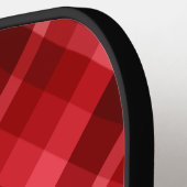 Raquette De Pickleball Joli Monogramme rouge Ruby Pickleball Paddle (Détail gauche)