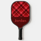 Raquette De Pickleball Joli Monogramme rouge Ruby Pickleball Paddle (Verso)