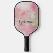 Raquette De Pickleball Joli Motif rose Abstrait (Recto)