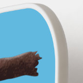 Raquette De Pickleball Joli opossum accroché à la branche dessin animé (Détail gauche)