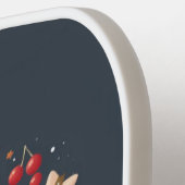 Raquette De Pickleball Joli ours de Noël/d'hiver en couronne (Détail gauche)