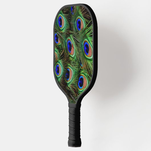 Raquette De Pickleball Joli Peacock Feathers Unique Fun (Gauche)