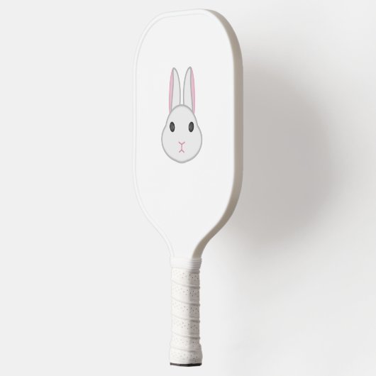 Raquette De Pickleball Joli visage blanc lapin (Gauche)