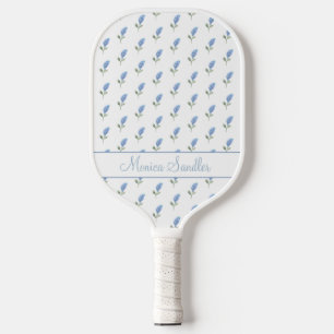 Raquette De Pickleball Jolie Petites Bluebonnets Fleurs Dames Fille