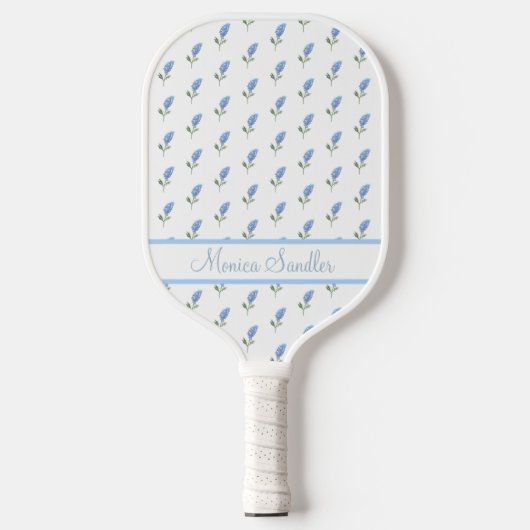 Raquette De Pickleball Jolie Petites Bluebonnets Fleurs Dames Fille (Recto)