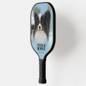 Raquette De Pickleball Jouet Papillon mignonne Chien espagnol à l'quai (Gauche)