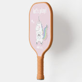 Raquette De Pickleball Jouons ! - Enfants mignons Unicorn Pickleball Padd (Gauche)