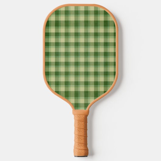 Raquette De Pickleball Journée de la Saint Patrick à Plaid Vert (Recto)