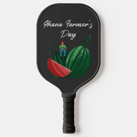 Raquette De Pickleball Journée des agriculteurs ghanéens (Recto)