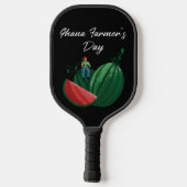 Raquette De Pickleball Journée des agriculteurs ghanéens (Verso)