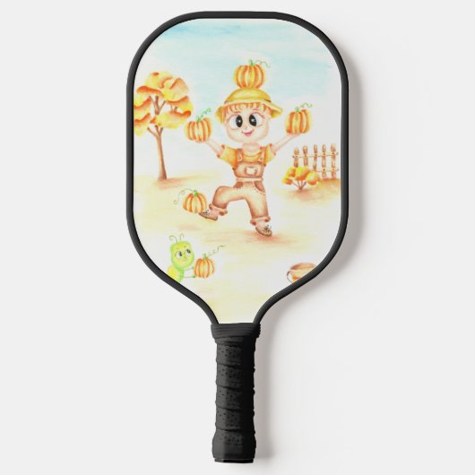 Raquette De Pickleball Joyeuse moisson petit gingembre garçon (Verso)