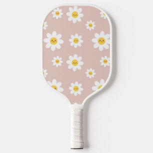 Raquette De Pickleball Joyeuses marguerites Pickleball Rose Paddle
