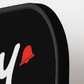 Raquette De Pickleball Joyeux 100e jour de l'enseignant étudiant (Détail gauche)