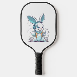 Raquette De Pickleball Joyeux Jour de Pâques Oeuf Bunny Funny Joueur Garç