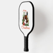 Raquette De Pickleball Joyeux Noël Cowboy (Gauche)