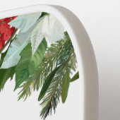 Raquette De Pickleball Joyeux Noël de verdure (Détail gauche)