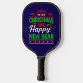 Raquette De Pickleball Joyeux Noël Et Joyeux Nouvel An-61064 (Verso)
