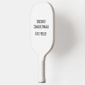Raquette De Pickleball Joyeux Noël simple minimum ajouter nom modèle de t (Gauche)