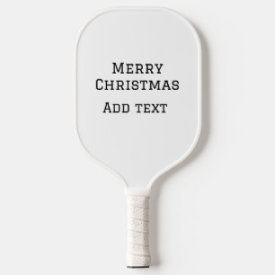 Raquette De Pickleball Joyeux Noël simple minimum ajouter nom modèle de t