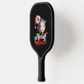 Raquette De Pickleball Joyeux pingouin de Noël (Gauche)