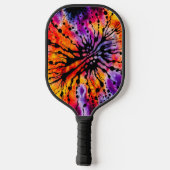 Raquette De Pickleball Joyeux teint d'Halloween violet orange (Verso)