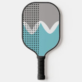 Raquette De Pickleball Jumelles Abstraites (Recto)