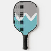 Raquette De Pickleball Jumelles Abstraites (Verso)