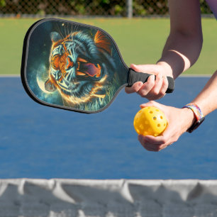 Raquette De Pickleball Jungle au clair de lune de tigres