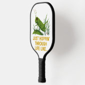 Raquette De Pickleball "Just Hoppin’ Funny Grasshopper Art" (Gauche)