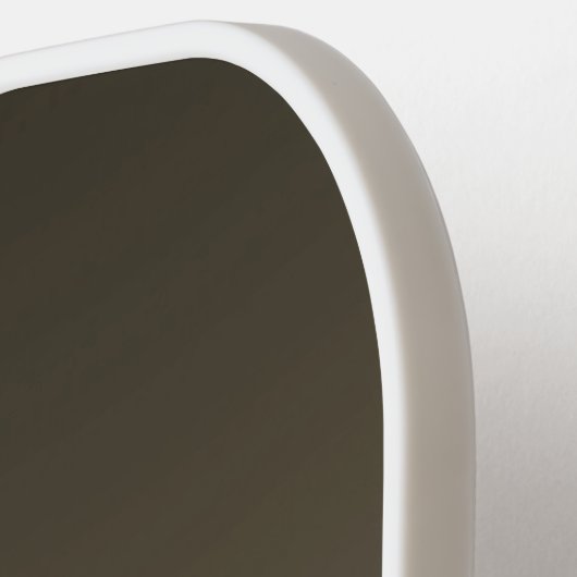 Raquette De Pickleball Juste Pour Lui Élégant Script Nom Chic Camo Print (Détail gauche)