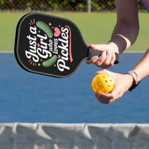 Raquette De Pickleball Juste Une Fille Qui Aime Les Cornichons Au Fenouil