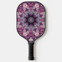 Kaleidoscope d'art bioluminescent violet mystique 