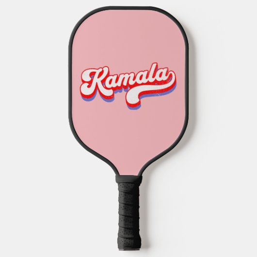 Raquette De Pickleball Kamala Harris 2024 Cute Election 2024 Hot Pink (Recto)