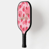 Raquette De Pickleball kawaii fraise vache personnalisée (Gauche)