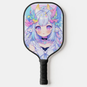 Raquette De Pickleball Kawaii Pastel Magical Girl Furry Anime Girl
